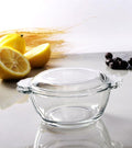 Pasabahce Glass Bowl with Cover Set (2 Pcs) | Full House Lebanon