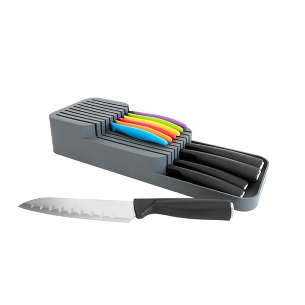 2-Tier Knife Organizer - Grey | Full House Lebanon