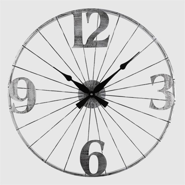 Metal Wall Clock - Large, Gold | Full House Lebanon
