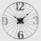 Metal Wall Clock - Large, Gold | Full House Lebanon