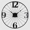 Metal Wall Clock - Large, Silver | Full House Lebanon