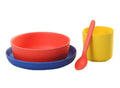 Bamboo Kids Meal Set (4 Pcs) - Blue | Full House Lebanon