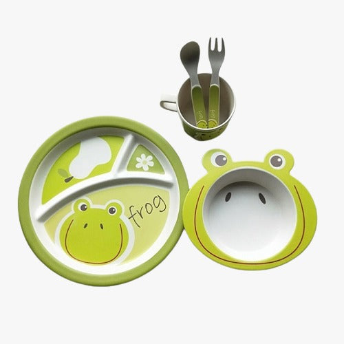Bamboo Fiber Kids Plate - Ladybug | Full House Lebanon