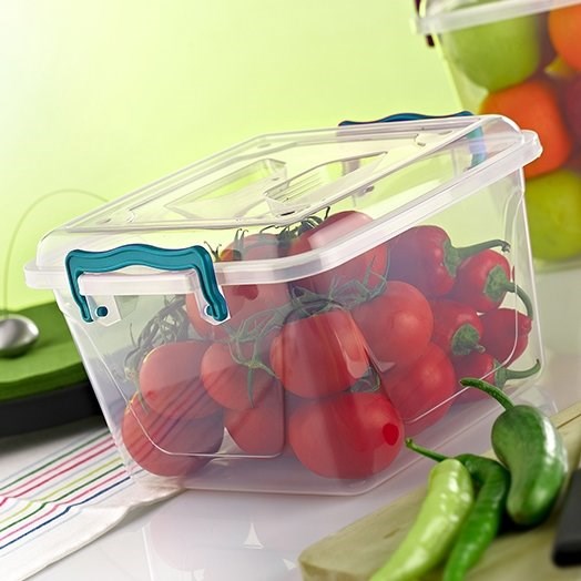 Plastic Pantry Storage Box with Lock - 6 LT | Full House Lebanon