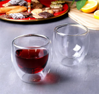 Double Wall Glass Espresso Cups (6 Pcs) | Full House Lebanon
