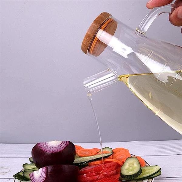Olive Oil or Vinegar Glass Measured Bottle 1 L | Full House Lebanon