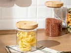 Bamboo-Lid Glass Containers - Small | Full House Lebanon