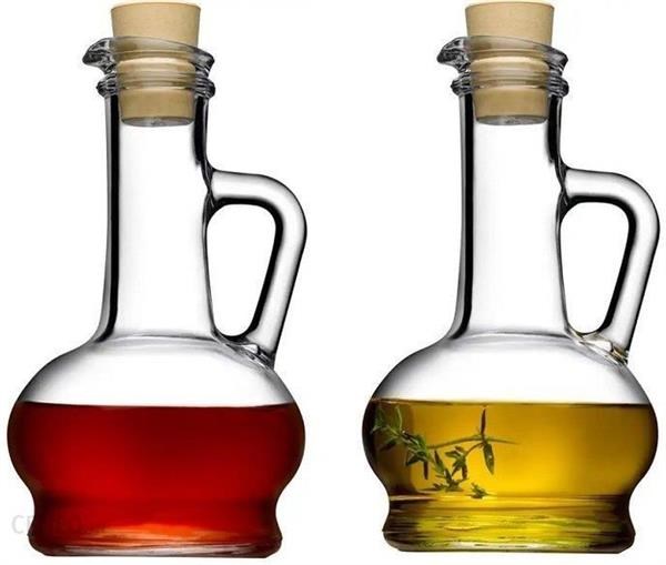Olivia Oil & Vinegar Glass Dispenser Set (2 Pcs) | Full House Lebanon