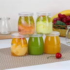 Pudding Jars with a Plastic Lid - Wide | Full House Lebanon