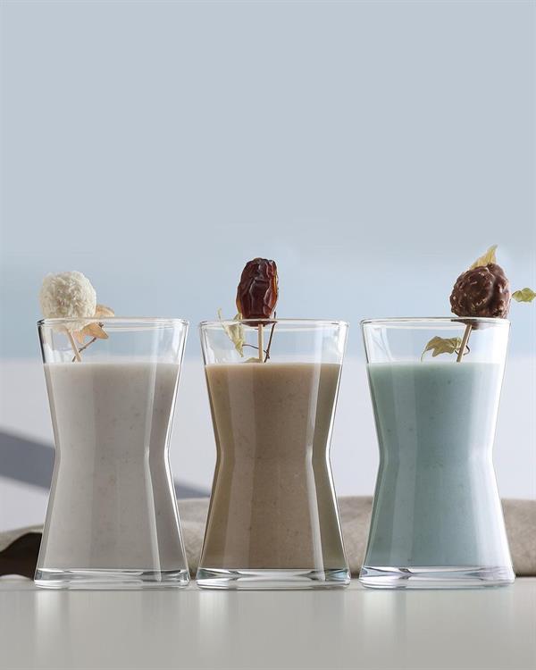 LAV Derin Glass Cups Set ( 3 Pcs) - 300ml | Full House Lebanon