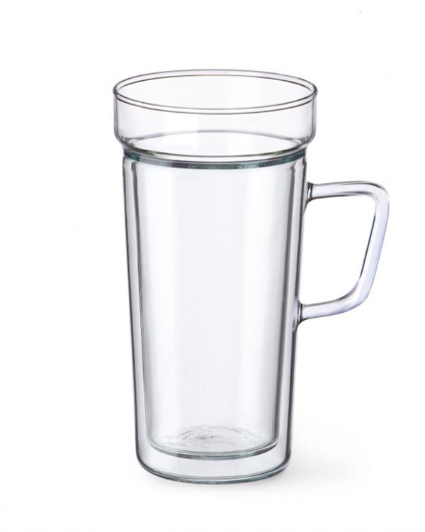 SIMAX Double Wall Glass Mugs Set (2 Pcs) | Full House Lebanon