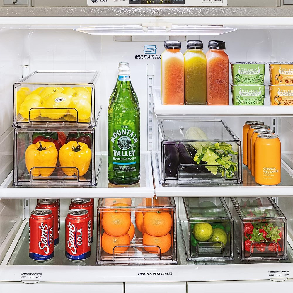 Pull Out Rectangular Fridge Organizer | Full House Lebanon