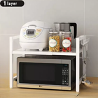 Expandable Kitchen Rack - Black | Full House Lebanon