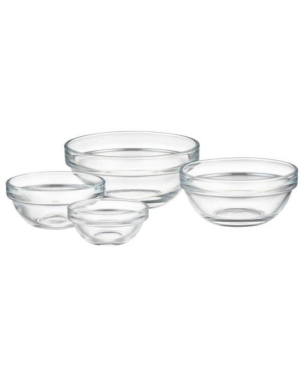 Stackable Classic Glass Bowl - 10.5x4.5cm | Full House Lebanon