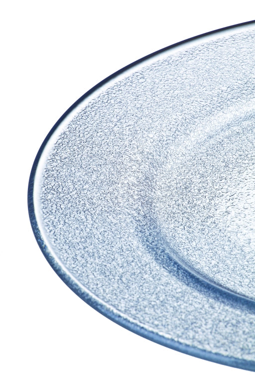 Round Frozen Glass Plate | Full House Lebanon