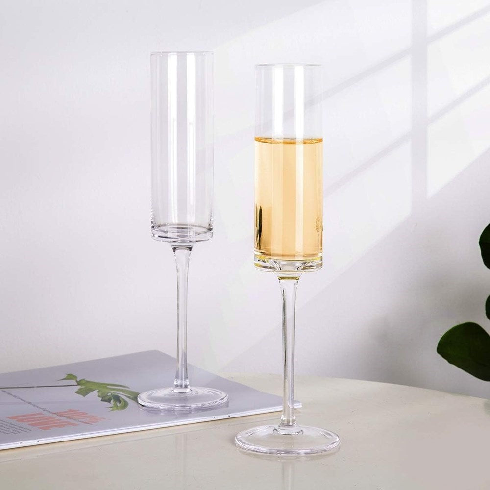 Champagne Glass Cup Set (2 Pcs) | Full House Lebanon