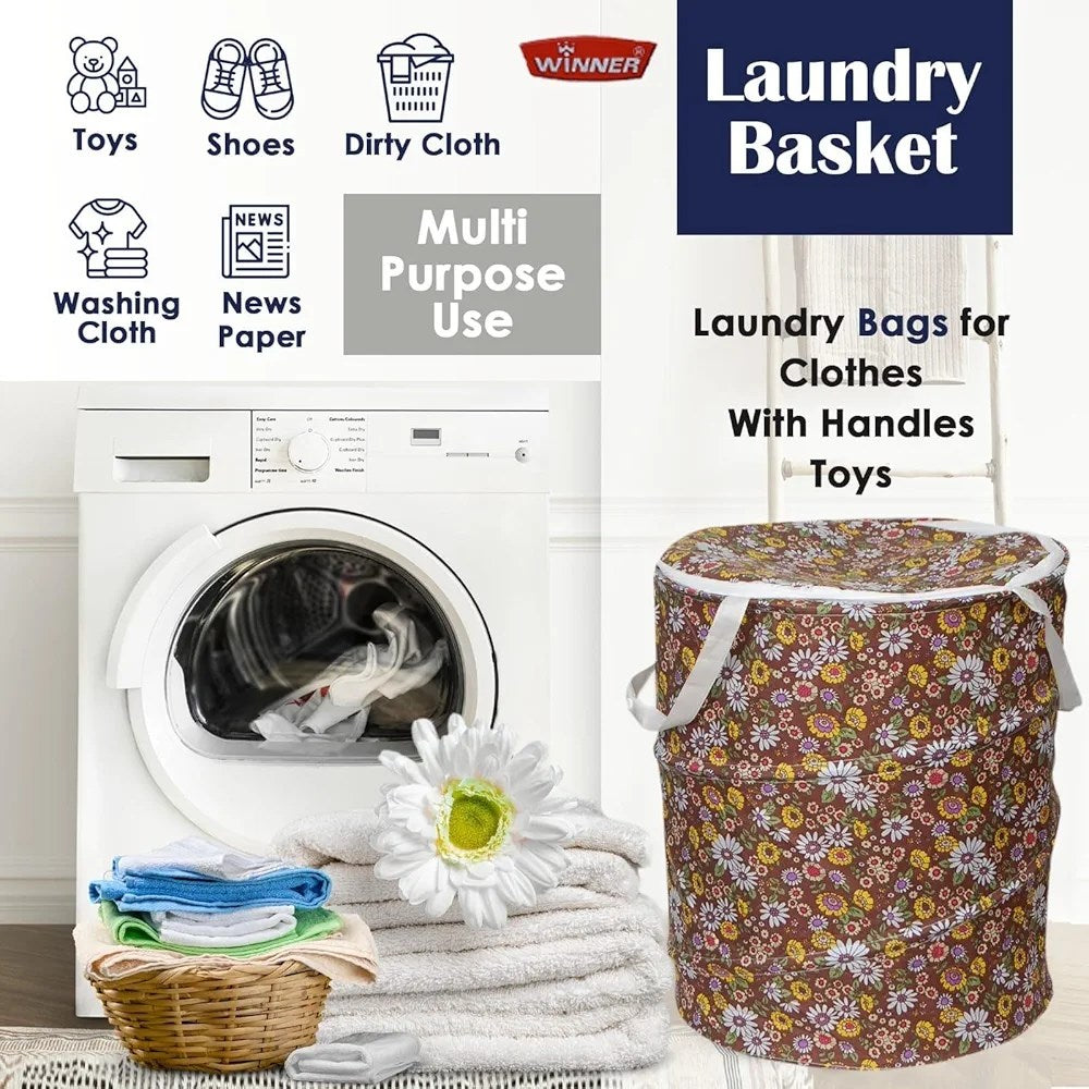 Collapsible Laundry Hamper - 6 | Full House Lebanon