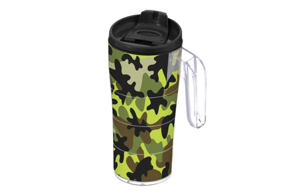 Decorated Tumbler with Handle - Design 3 | Full House Lebanon