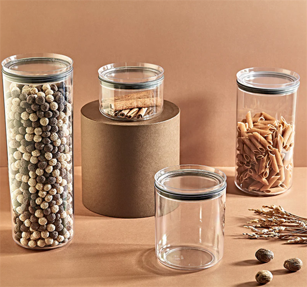 Round Acrylic Food Containers - Large | Full House Lebanon