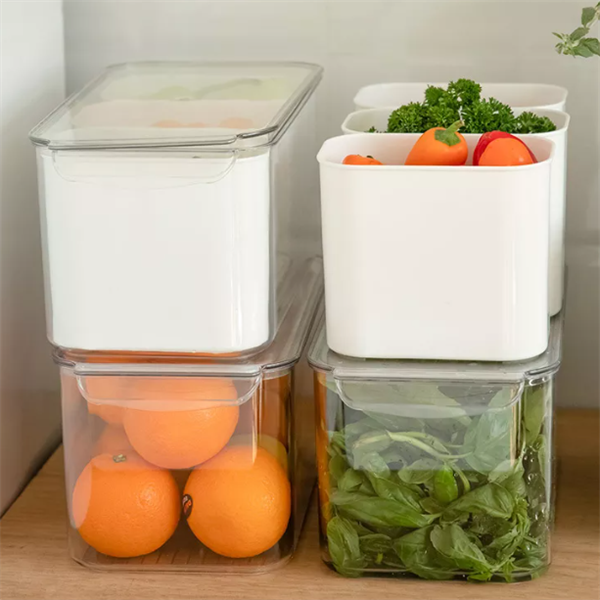 3-Compartments Acrylic Fridge Container | Full House Lebanon