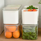3-Compartments Acrylic Fridge Container | Full House Lebanon