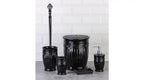 Elegant Bathroom Set (5ps) - Black | Full House Lebanon