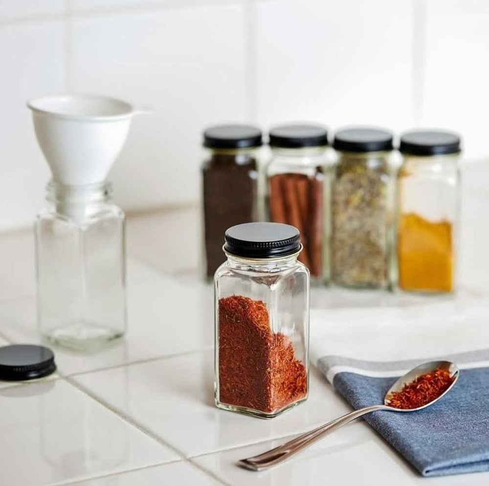 Spice Jar with Black Metal Lid - 150 ml | Full House Lebanon
