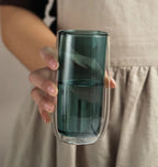 Double-wall Glass Cup - Blue | Full House Lebanon