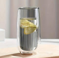 Double-wall Glass Cup - Green | Full House Lebanon