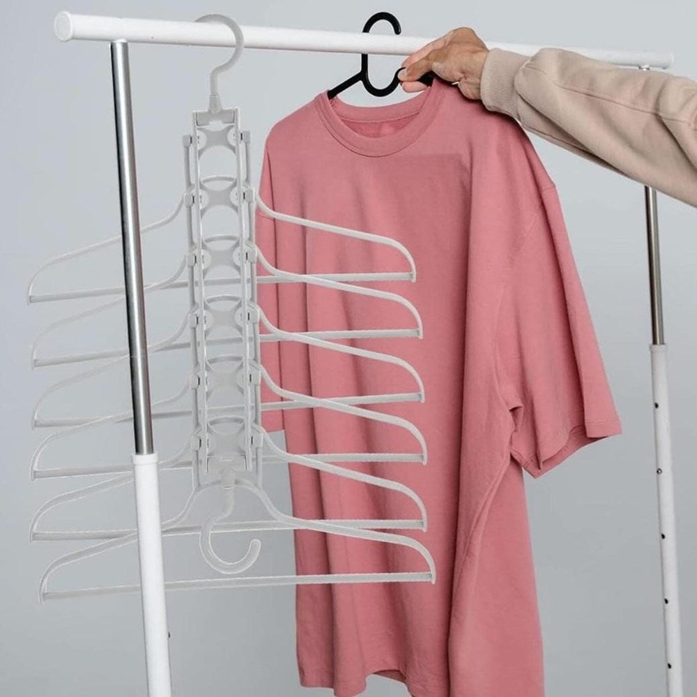 Space Saving - Folding - Clothes Hangers - Shirts, White | Full House Lebanon
