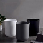 Plastic Waste Bin Set (2 Pcs) - White | Full House Lebanon