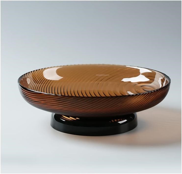 Glass Serving Plate - Large plain | Full House Lebanon