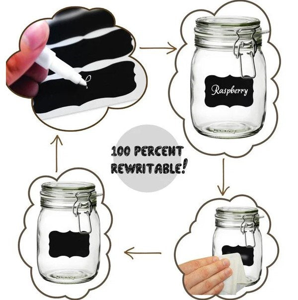Label Stickers Set with a White Pen | Full House Lebanon