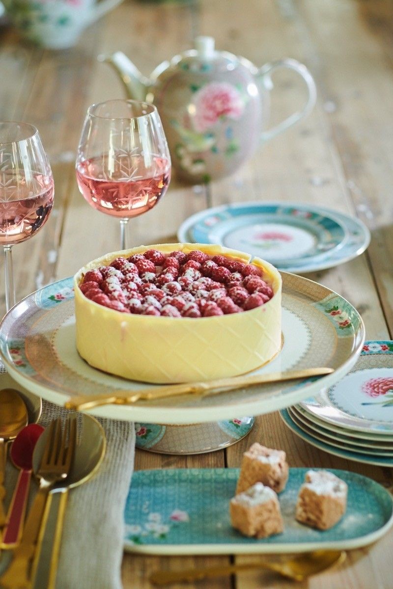 Pip Studio Blushing Birds Cake Tray Khaki | Full House Lebanon