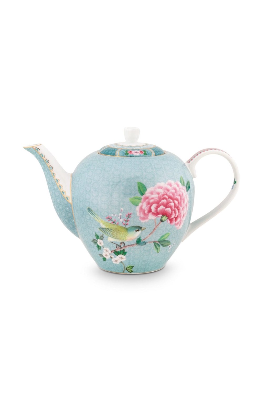 Pip Studio Blushing Birds Tea Pot Blue - Small | Full House Lebanon
