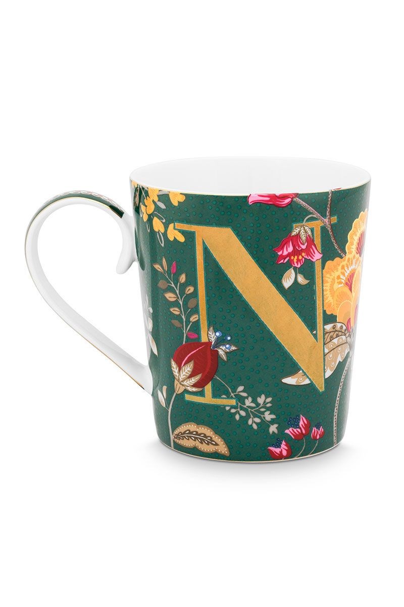 Pip Studio Alphabet Mug Floral Fantasy - M | Full House Lebanon