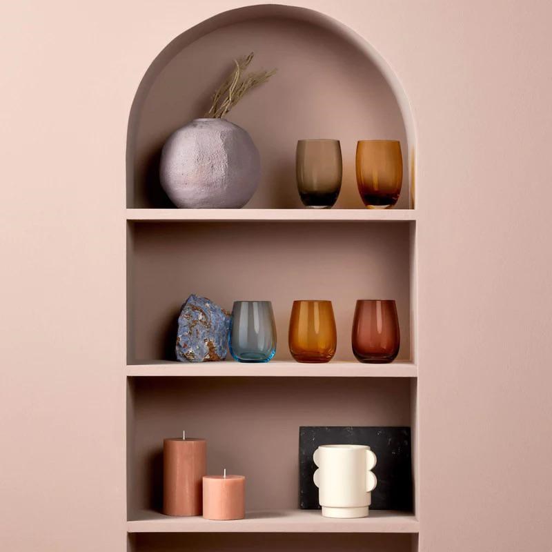 Nude Glass Tumbler - Yellow | Full House Lebanon