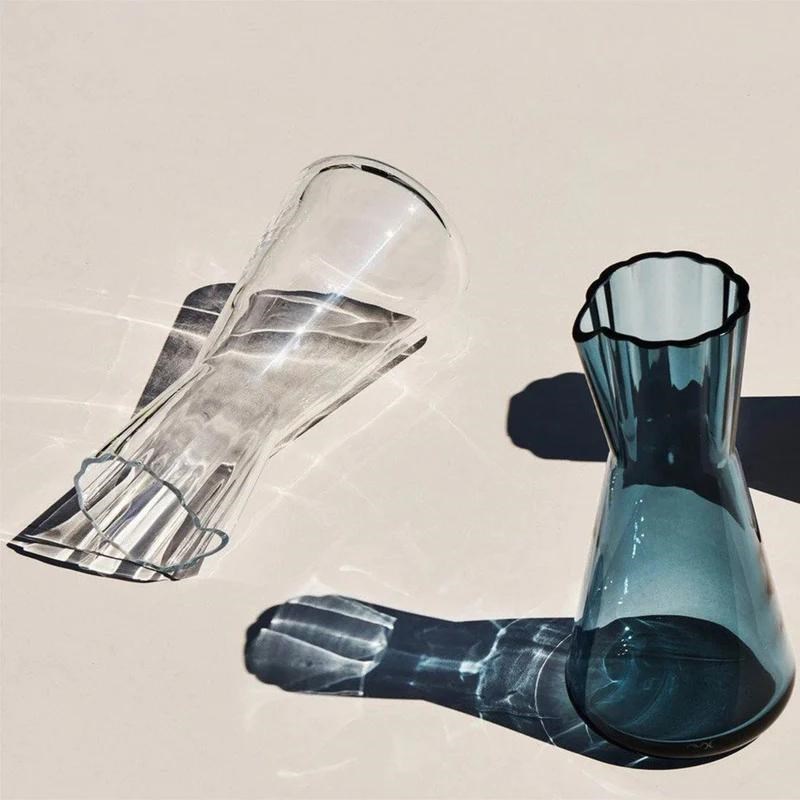 Nude Glass Lady Decanter - Blue | Full House Lebanon