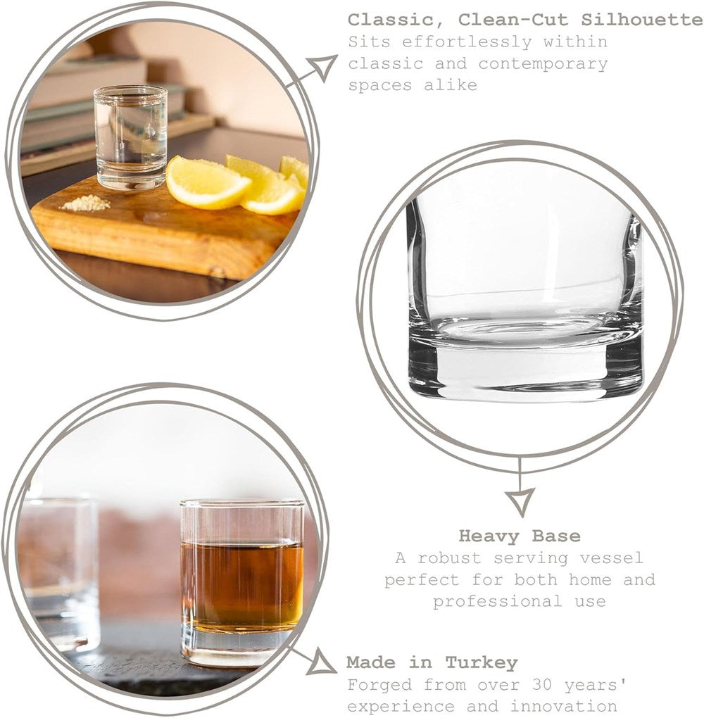 LAV LIBERTY Glass Shot Cup Set (6 Pcs) | Full House Lebanon