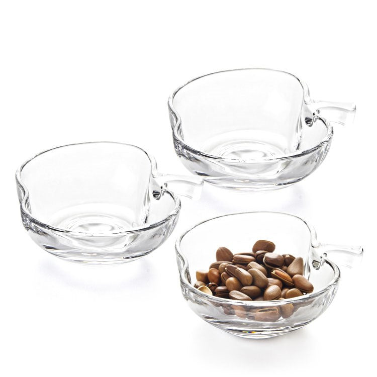 Apple-shaped Glass Fruit Bowl - Medium | Full House Lebanon