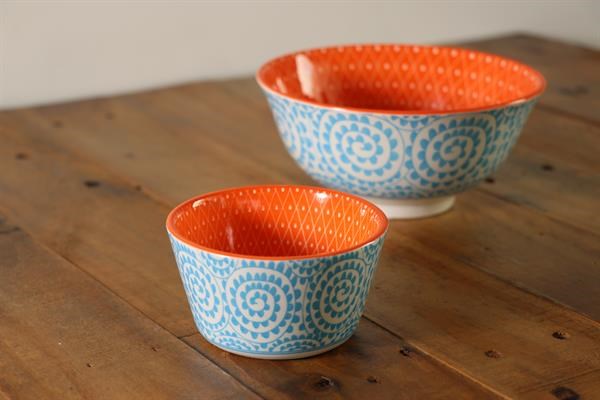 Vibrant Color Porcelain Dinnerware - Small Snack Bowl | Full House Lebanon