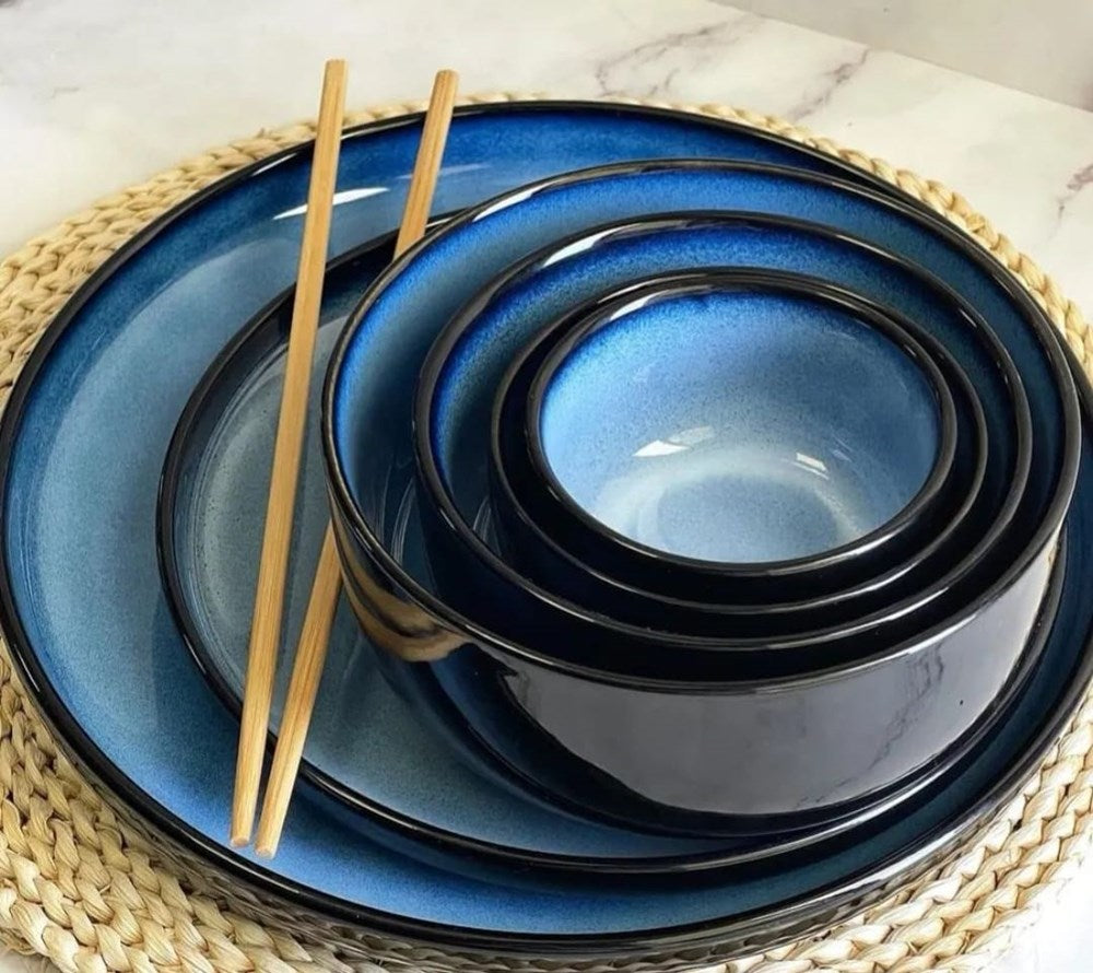 Ocean Blue Dinnerware - Dessert Plate | Full House Lebanon
