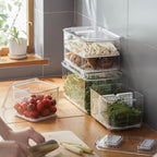 Fruit & Veggie Drain Box with Adjustable Divider | Full House Lebanon