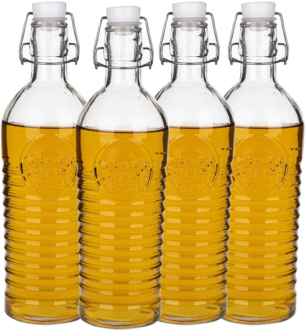 Glass Bottle with Clip Lid | Full House Lebanon