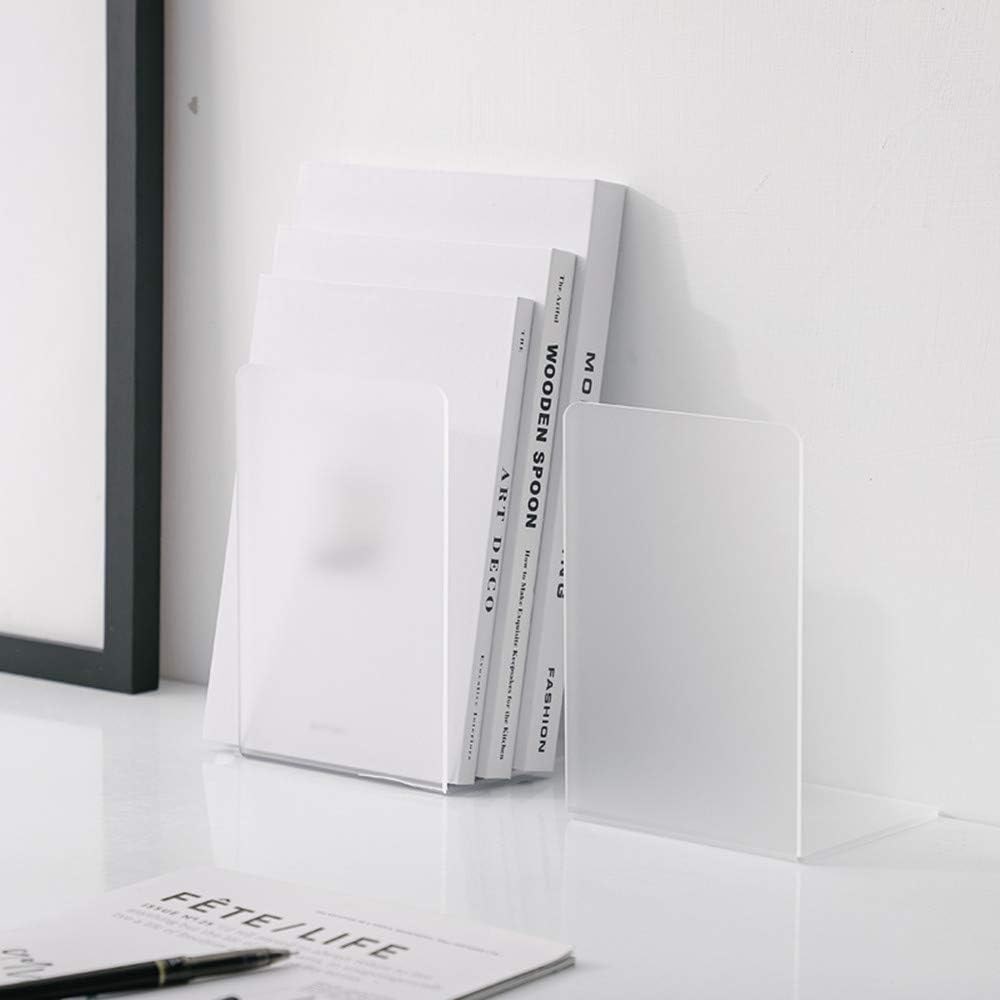 Clear Acrylic Bookends Supports (2 Pcs) | Full House Lebanon