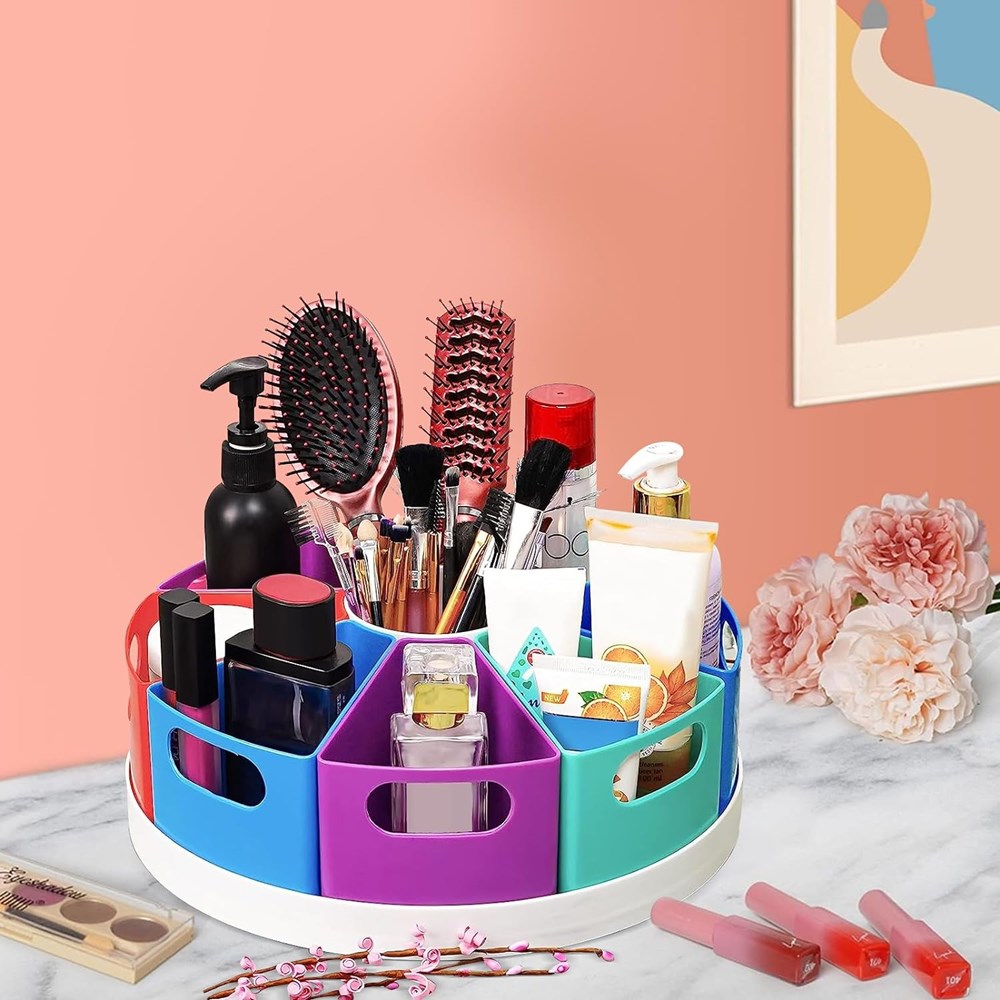 Multi-colored Turntable with Removable Compartments | Full House Lebanon