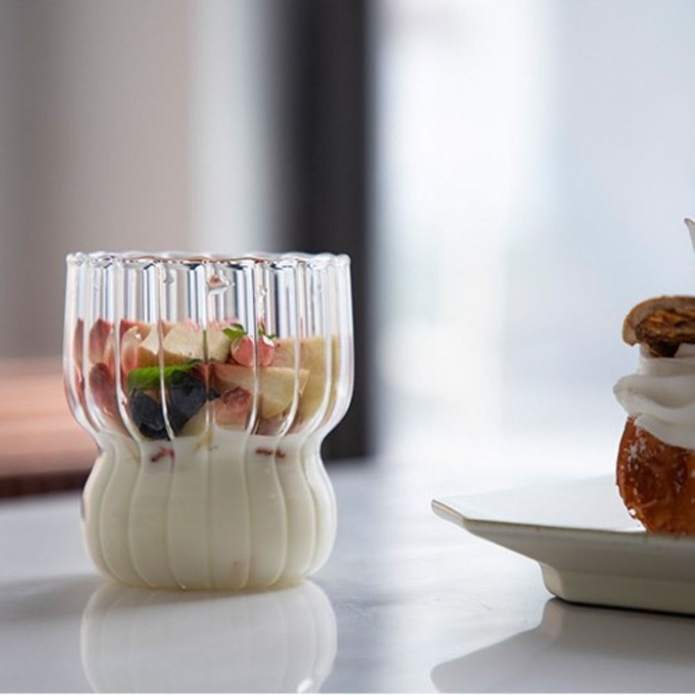 Striped Glass Cup | Full House Lebanon