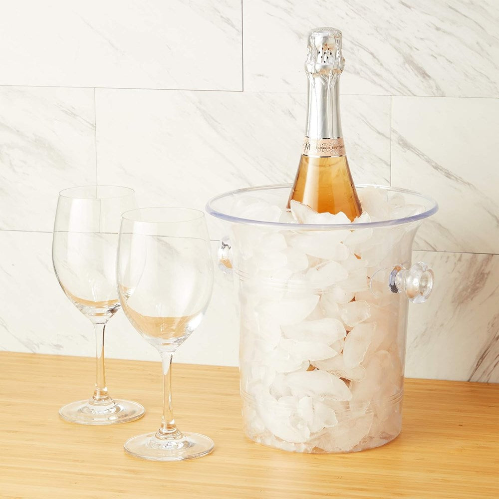 Acrylic Ice Bucket with Knob-shape Handle | Full House Lebanon