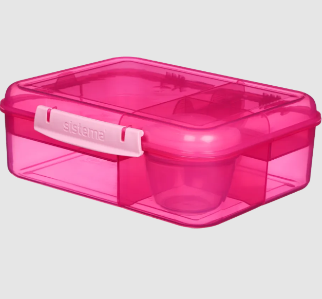 Bento Lunch Box with Yogurt Pot - Blue | Full House Lebanon