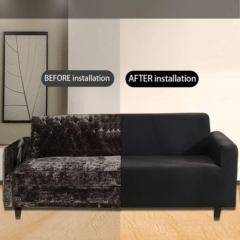 Stretch Sofa Furniture Cover - Large, Grey | Full House Lebanon
